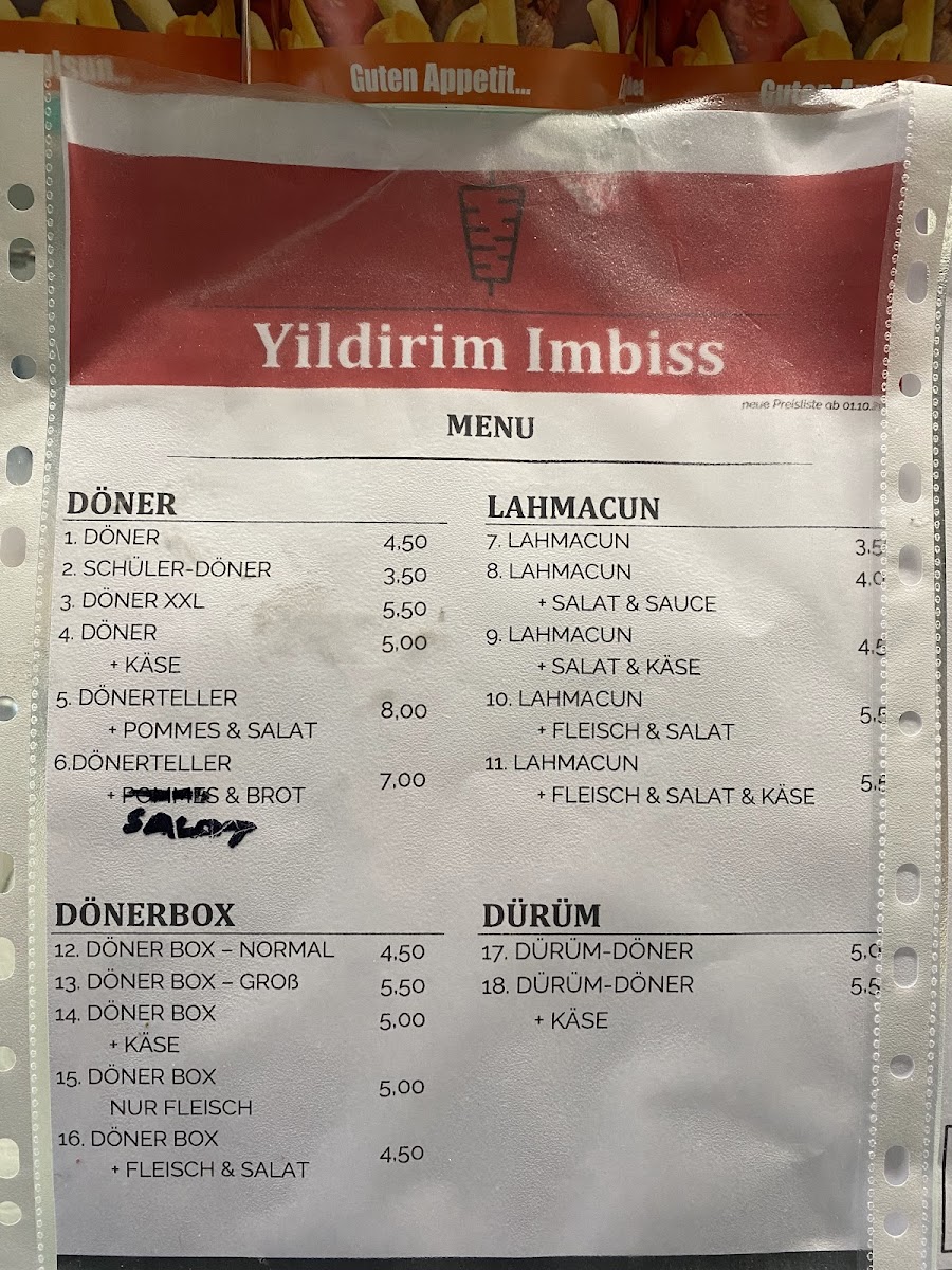 Menu Sevilay Yildirim Imbissstand-1